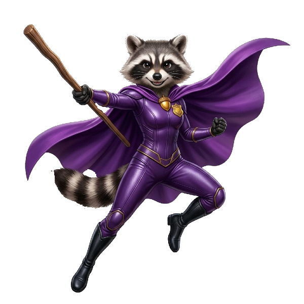 Brin the Raccoon Guardian