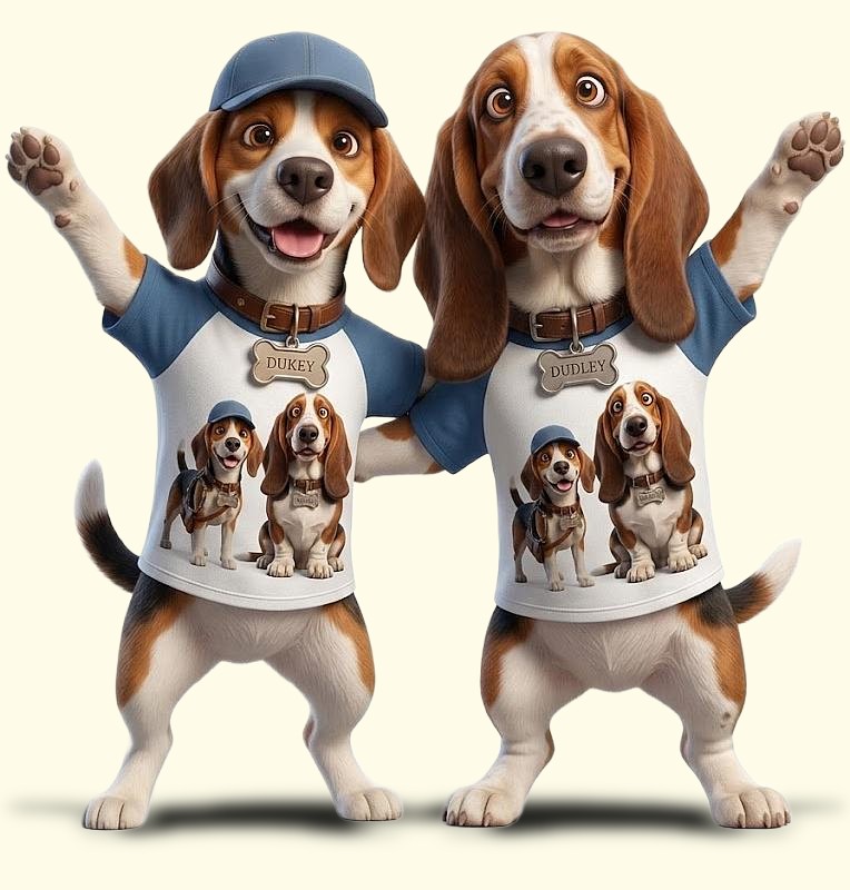 Dukey & Dudley Merch Mockup