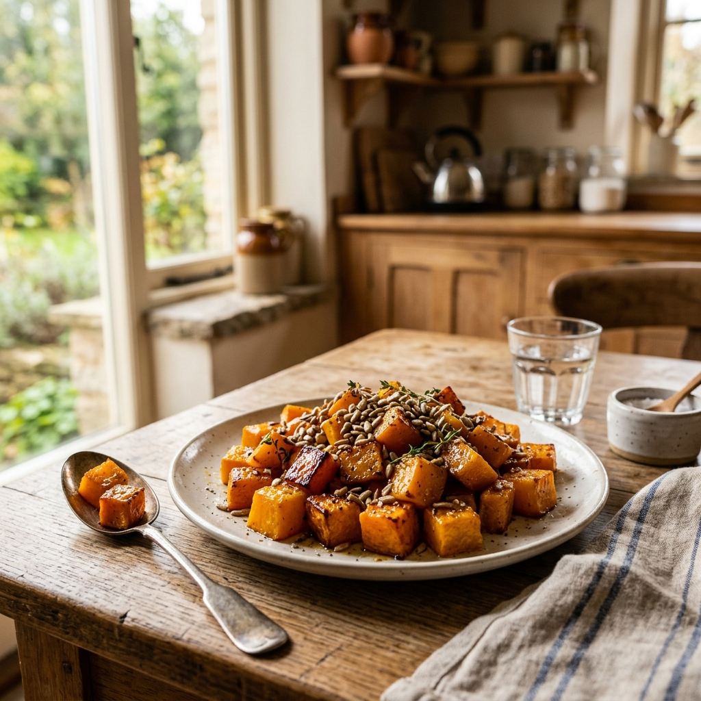 Baked Squash & Sunflower Treats