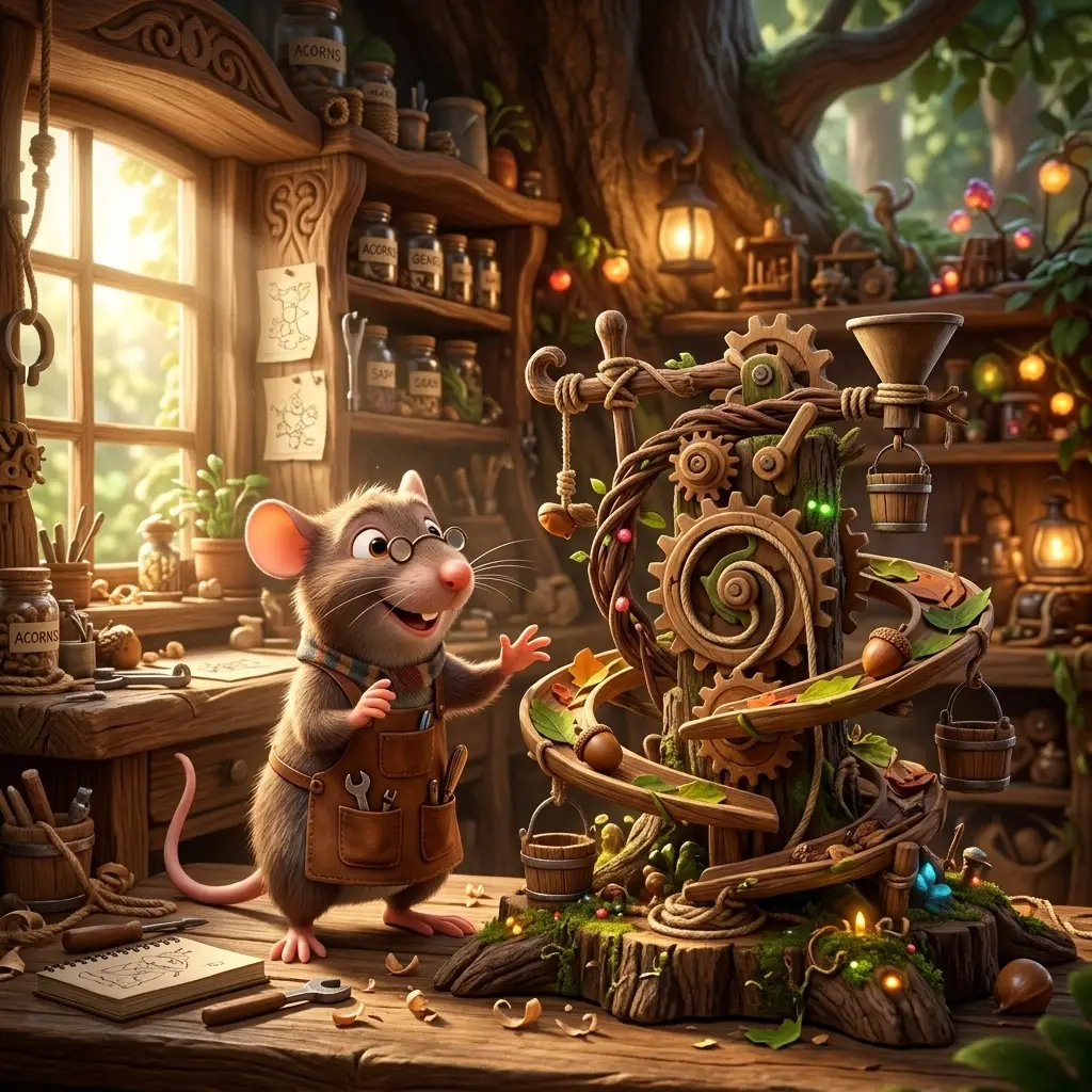 Mechanical Marvels of Oak Bark Park: Simple Machines in Nature & Nibbsley's Inventions