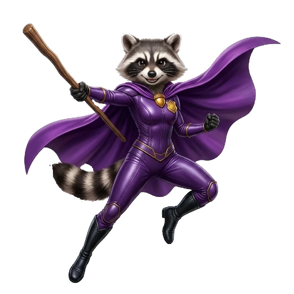 Brin the Raccoon Guardian